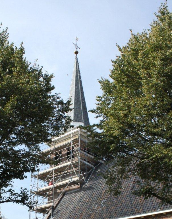 Restauratie kerktoren Ee, enkele foto