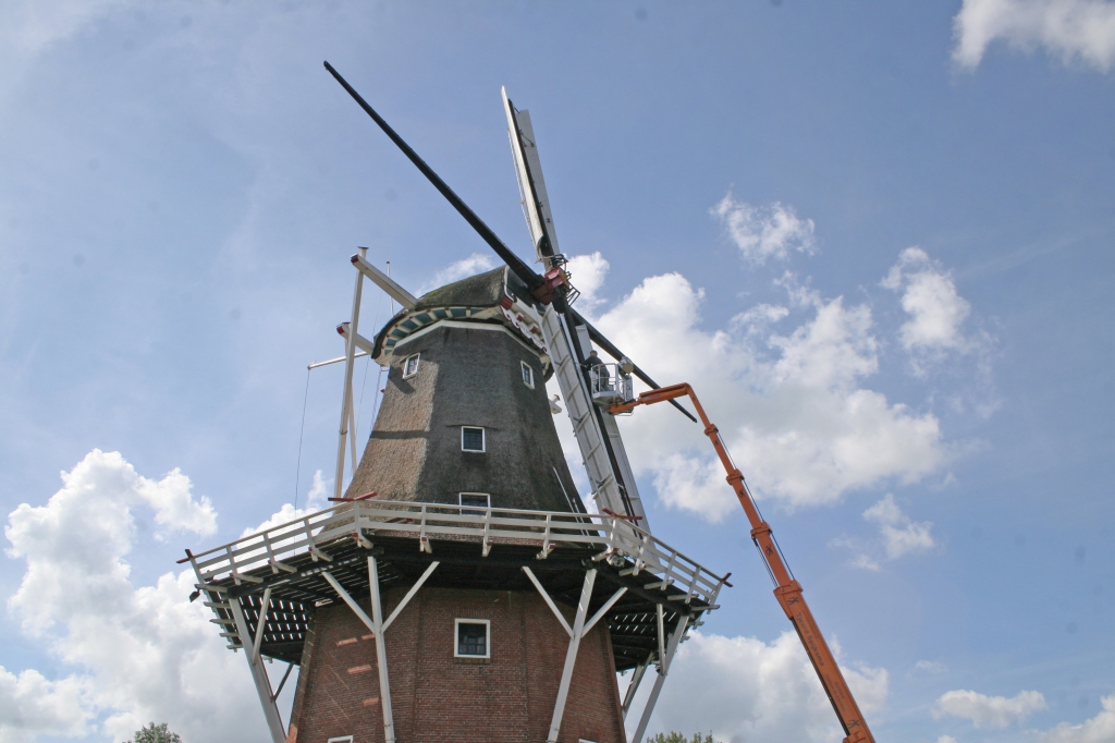 Officiële start restauratie molen Zeldenrust Dokkum 1