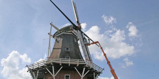 Officiële start restauratie molen Zeldenrust Dokkum 1